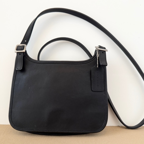 Coach | Bags | Coach Vintage Black Crossbody Flap Bag B3942 | Poshmark